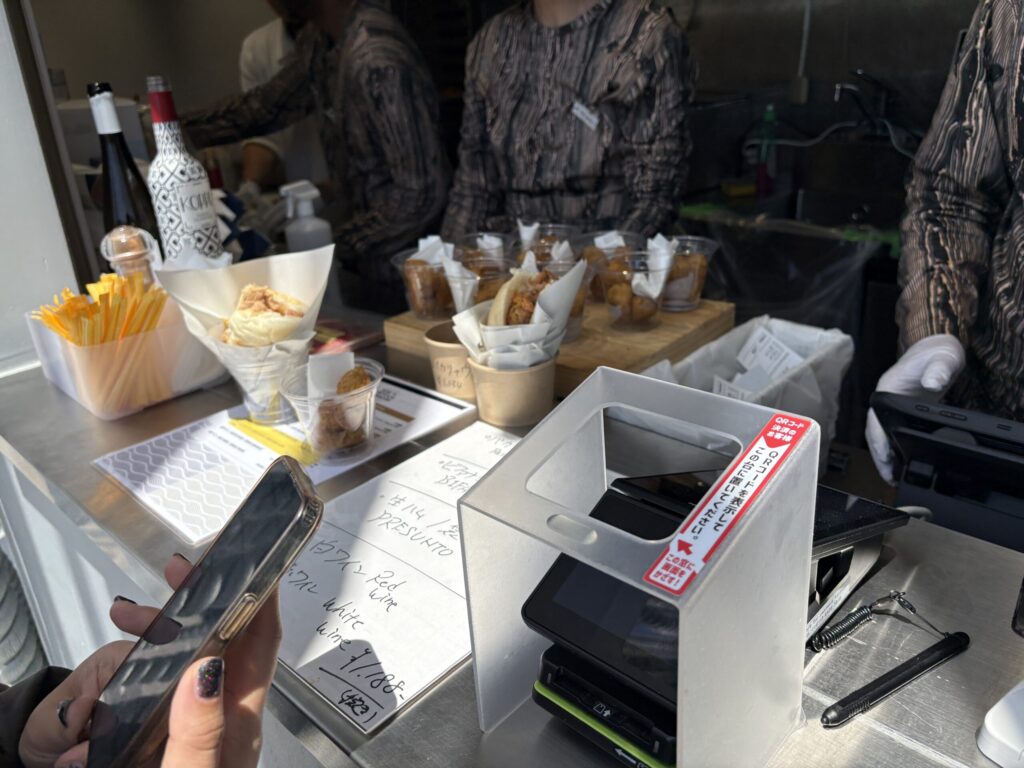 レジの様子