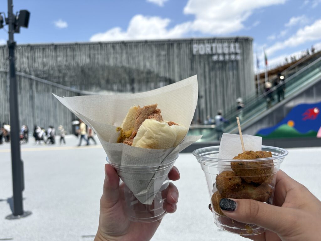 ポルトガル館と食べ物
