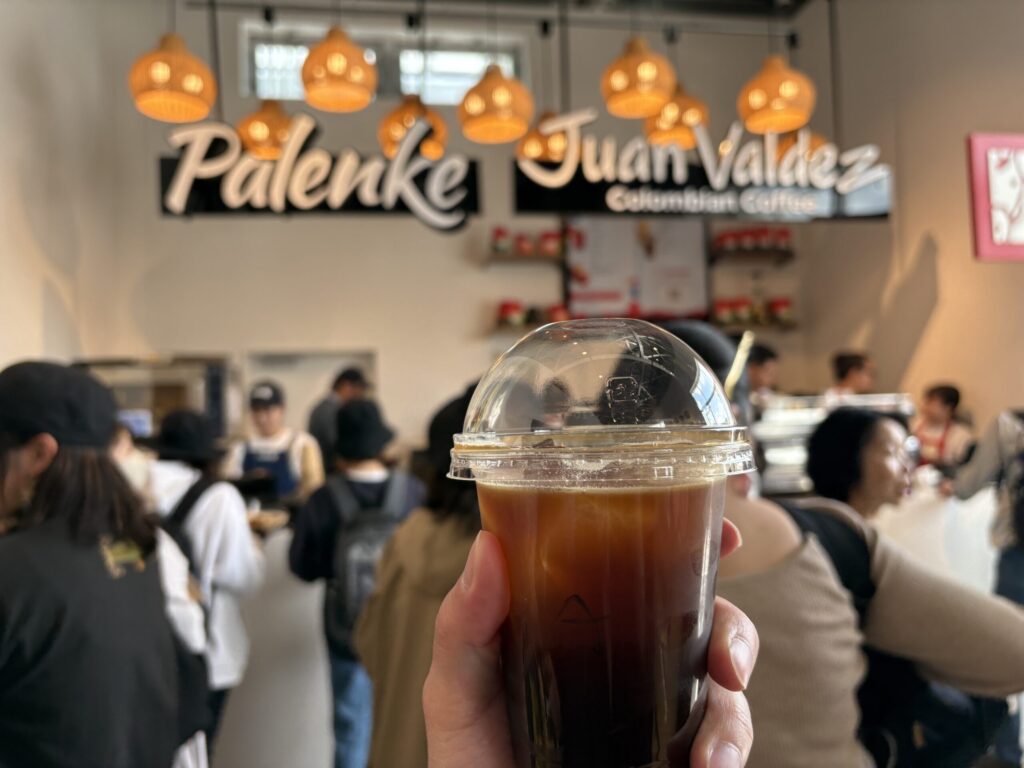コロンビア館のカフェとコーヒー