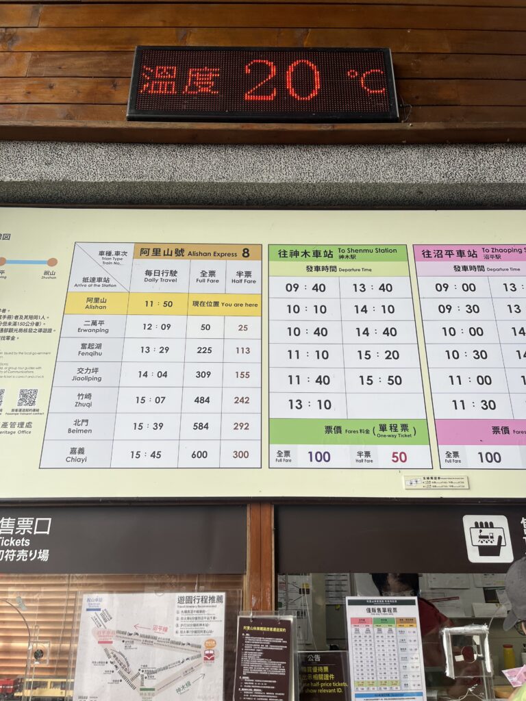 時刻表
